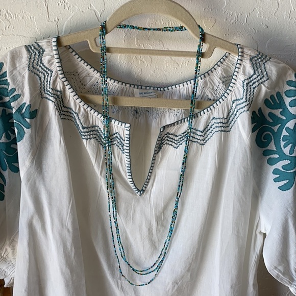 🌼✌️🌼 ‼️ BLUE SKY SEED BEED NECKLACES ‼️ - Picture 4 of 11